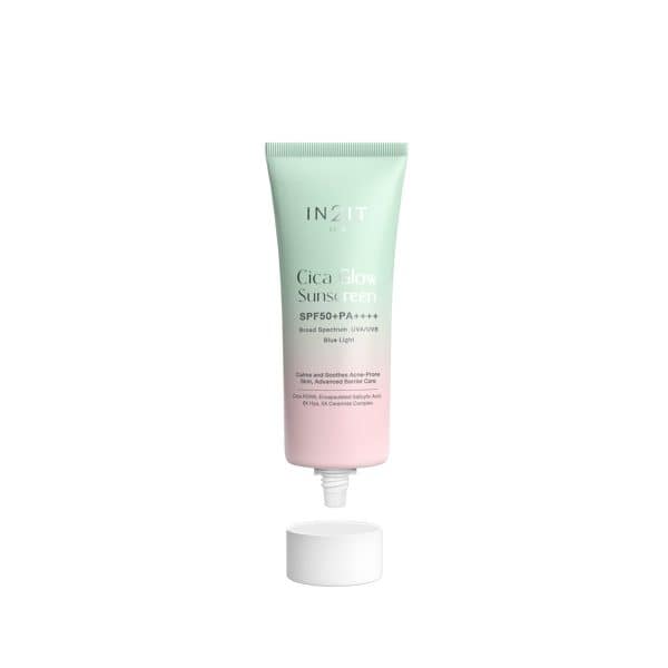 IN2IT Cica Glow Sunscreen SPF50+ PA++++​ [CGS] กันแดดผิวโกลว์ - Image 2